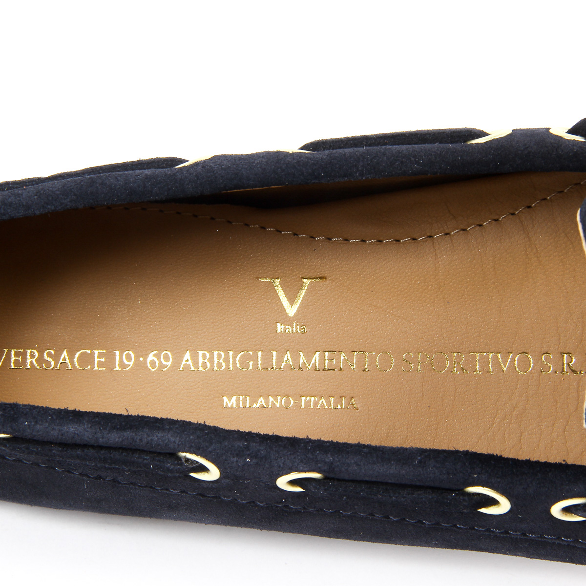 Mocasines V 1969 Italia para mujer, color azul oscuro, PISA
