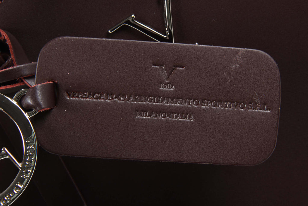 Bolso de mano para mujer V 1969 Italia V016-S RUGA STAMPATO BORDEAUX