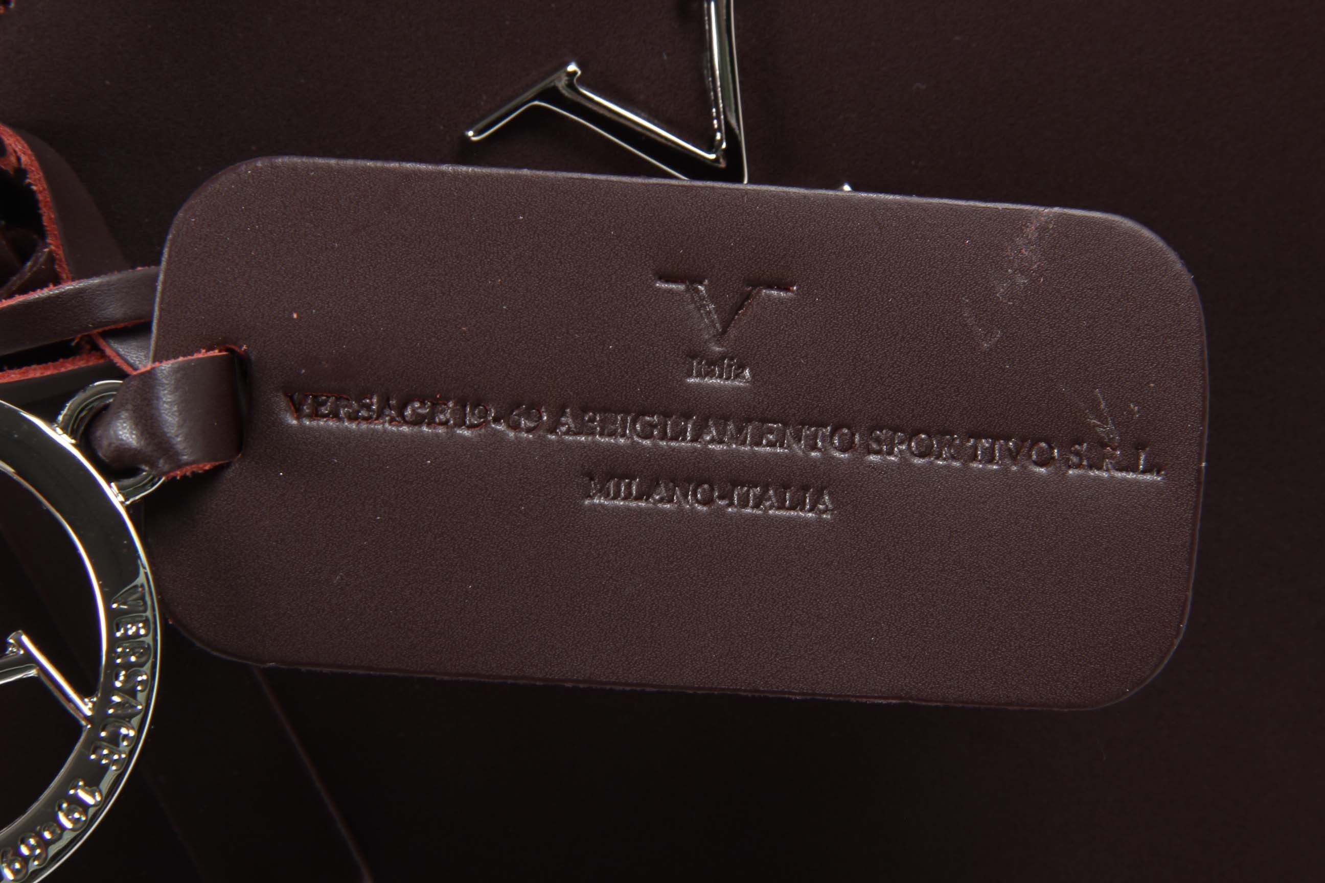 Bolso de mano para mujer V 1969 Italia V016-S RUGA STAMPATO BORDEAUX