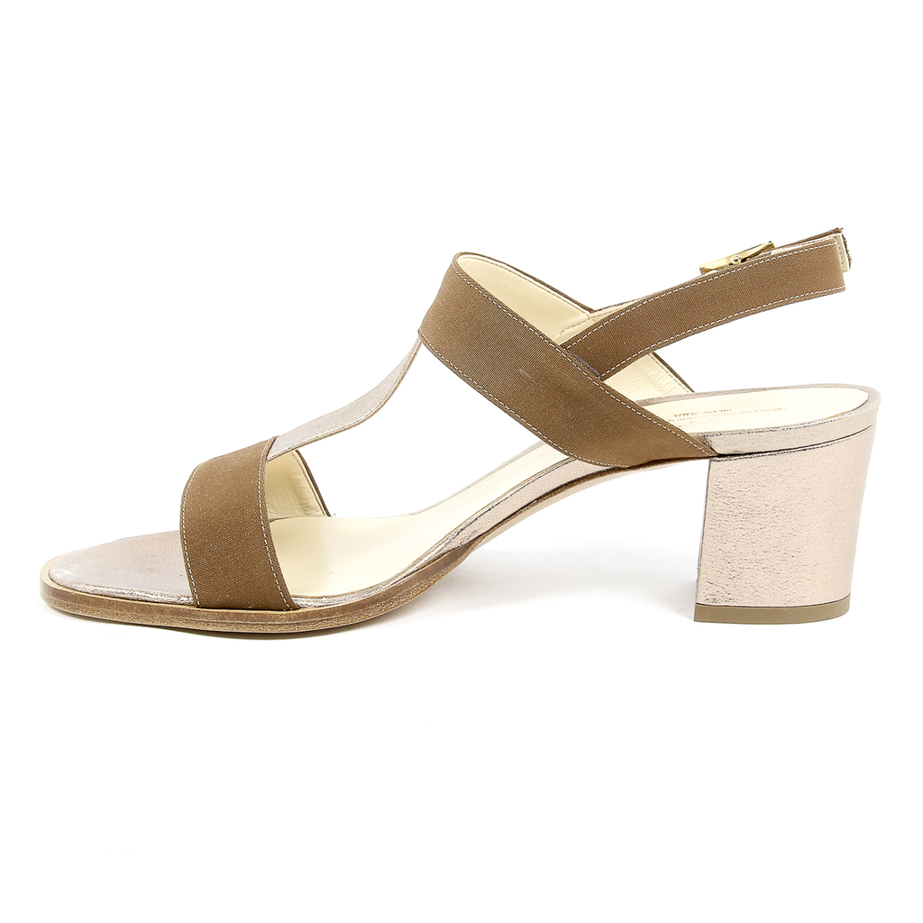 V 1969 Italia Sandalia para mujer Taupe PERLA