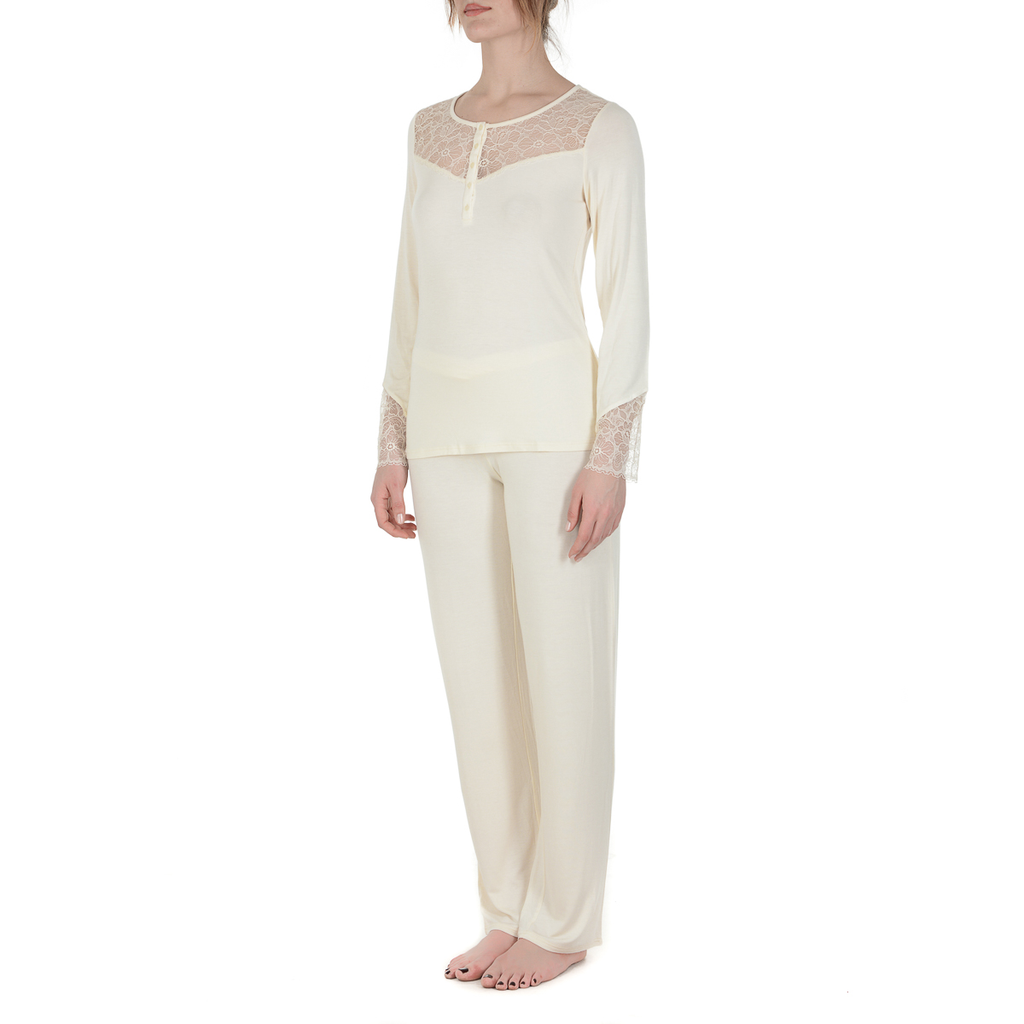 Pijama Studio La Perla Mujer Gris