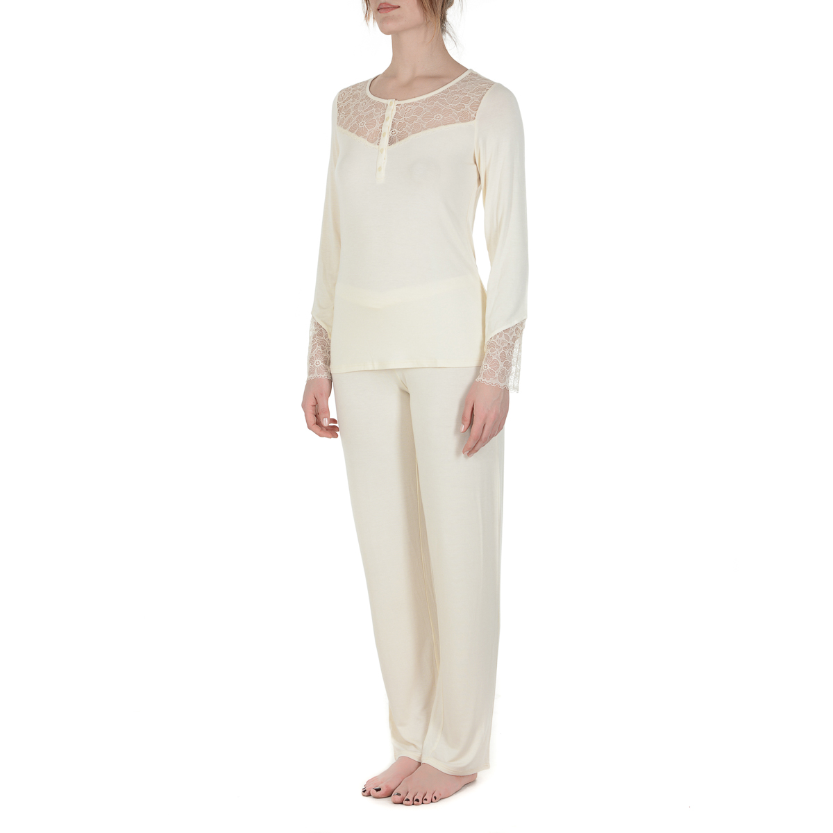 Pijama Studio La Perla Mujer Gris