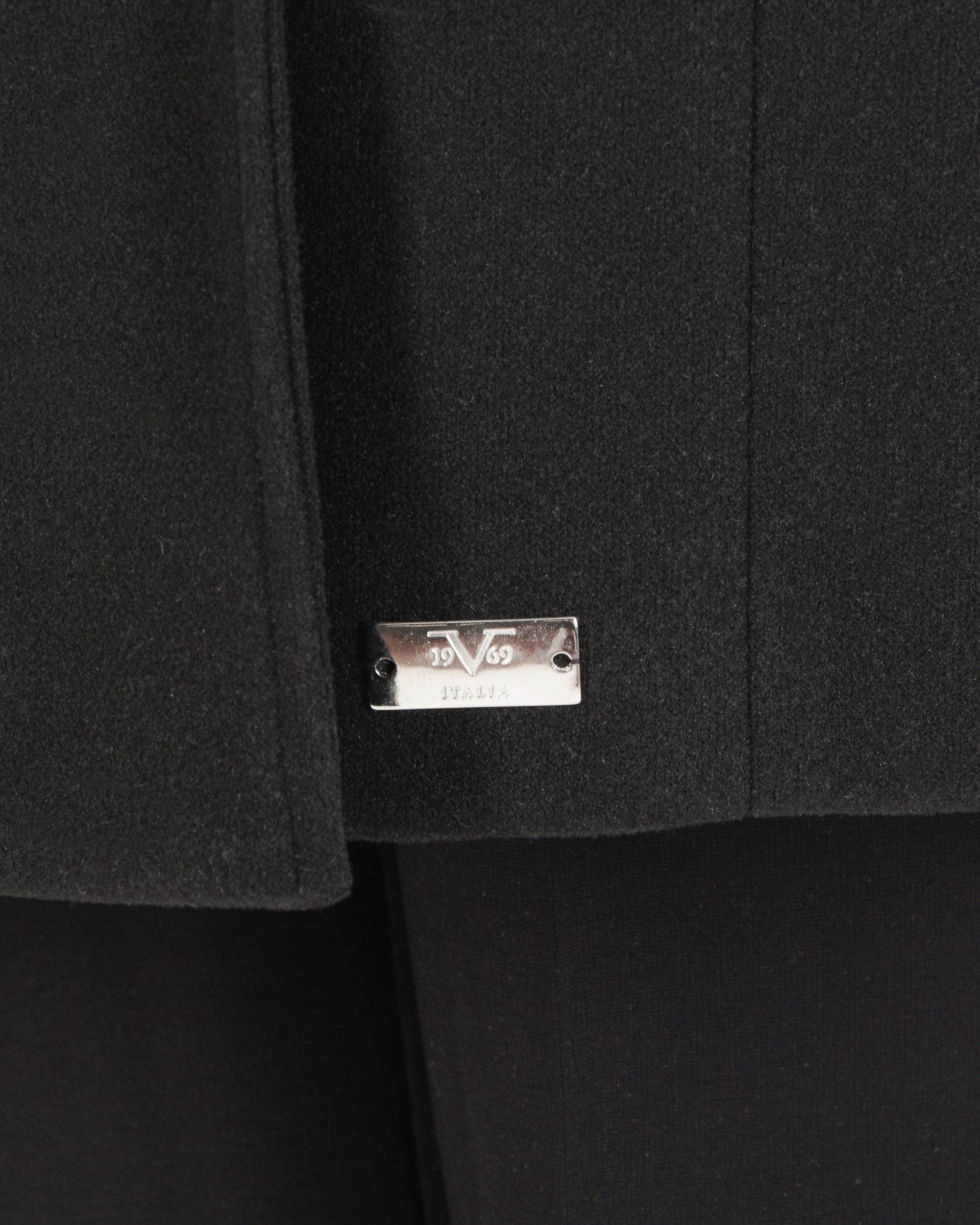 19V69 Italia Abrigo de mujer Negro ÁMBAR NEGRO