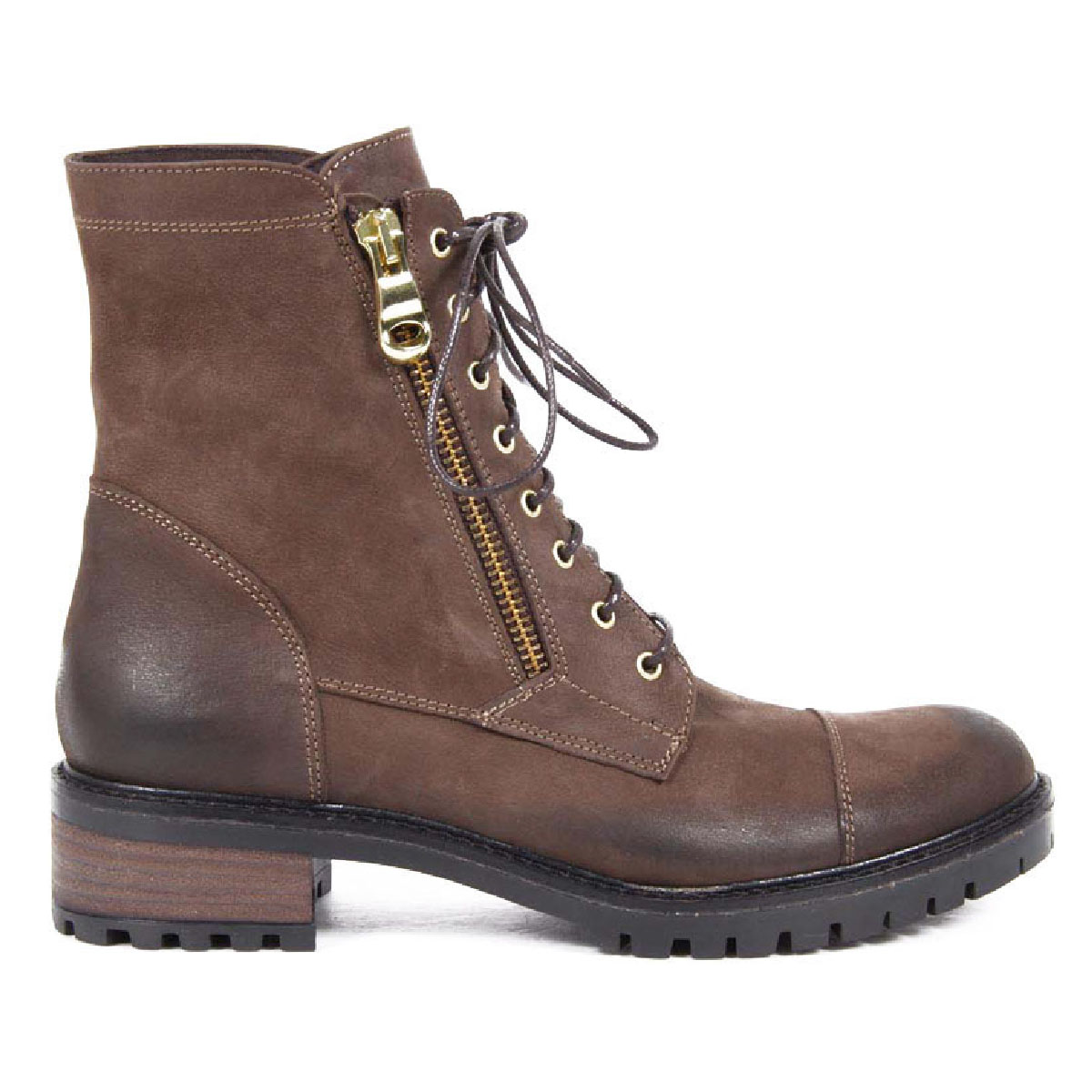Bota corta para mujer V 1969 Italia B1476 MOHAIR T. MORO