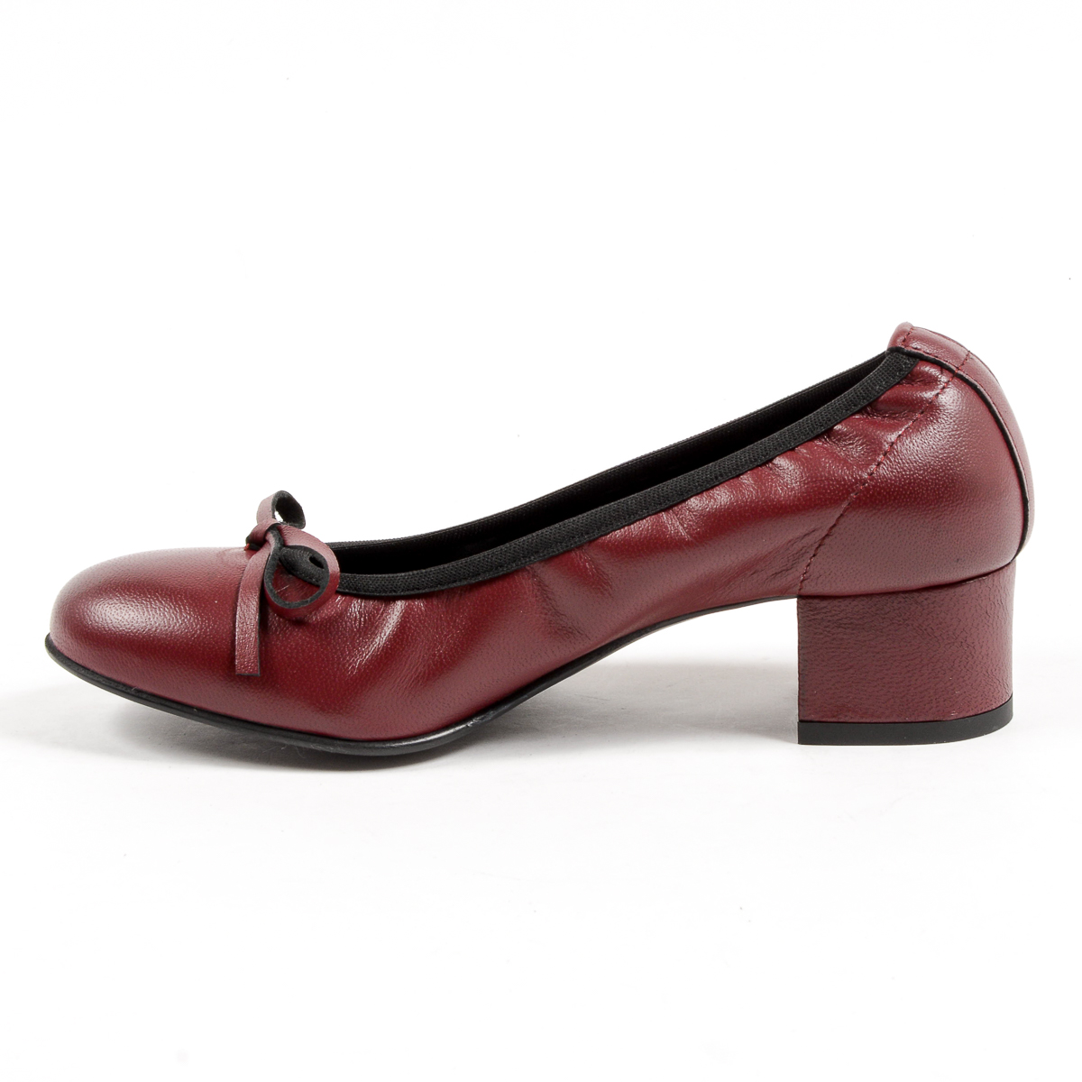 Andrew Charles Womens Ballerina Bordeaux NICKI