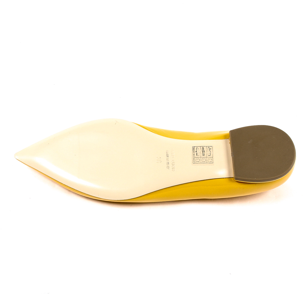 Andrew Charles Womens Ballerina Yellow SONIA