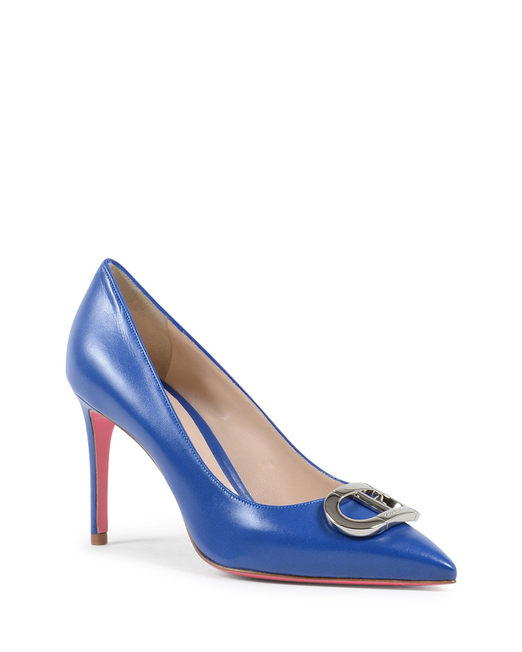Zapatos de salón con logotipo para fiesta de oficina - Azul real