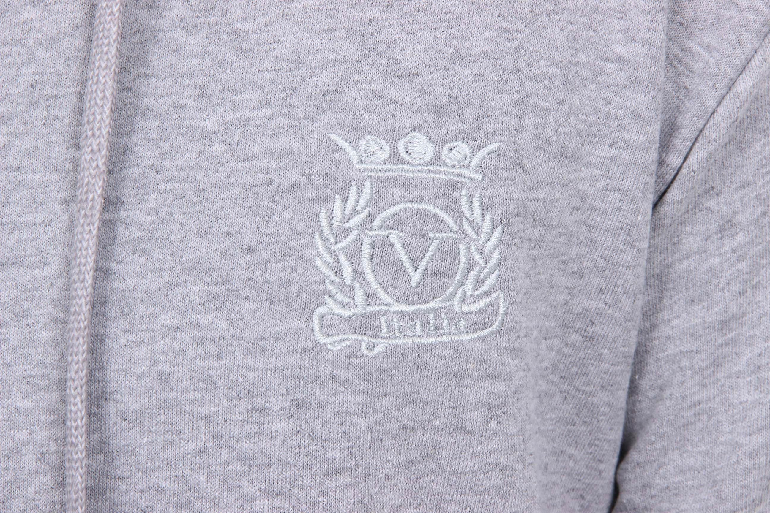 Sudadera con capucha V 1969 Italia para hombre ART. 4467 GRIS CLARO