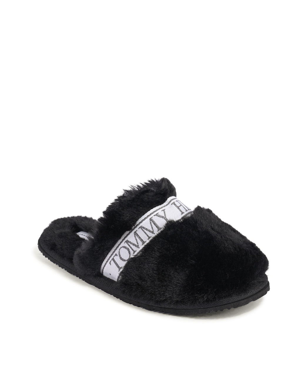 Pantuflas Tommy Hilfiger para mujer, color negro, FW0FW07595BDS