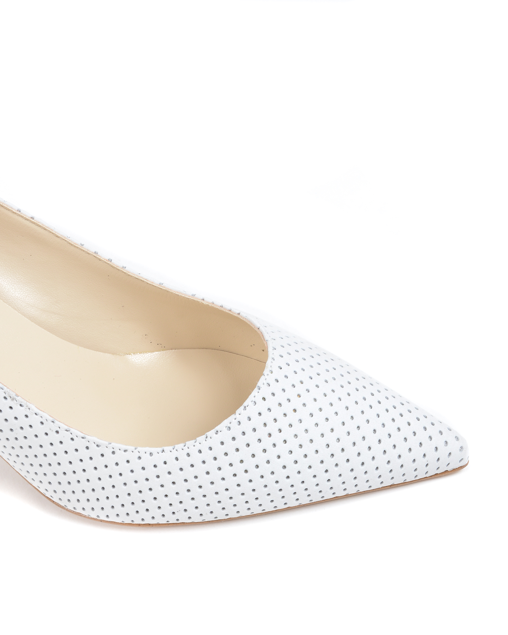 19V69 Italia Zapatos de salón para mujer blancos DEC65 SILK GESSO