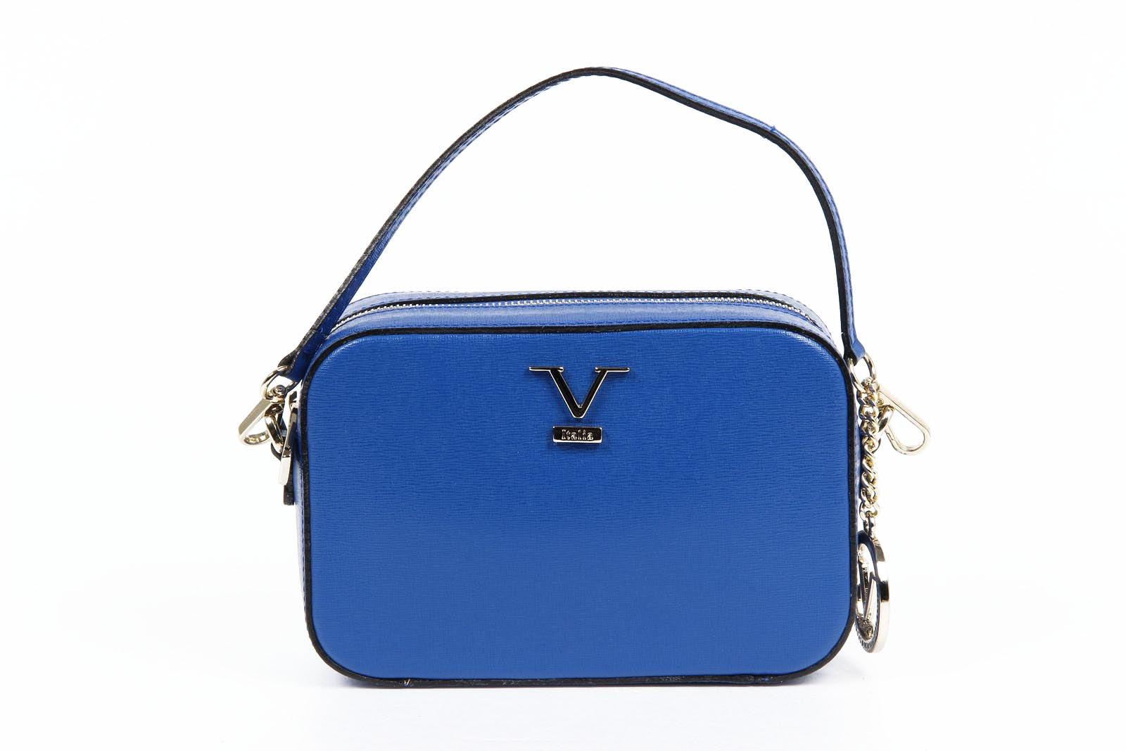 V 1969 Italia Bolso de mano para mujer V001 AZUL SAFFIANO