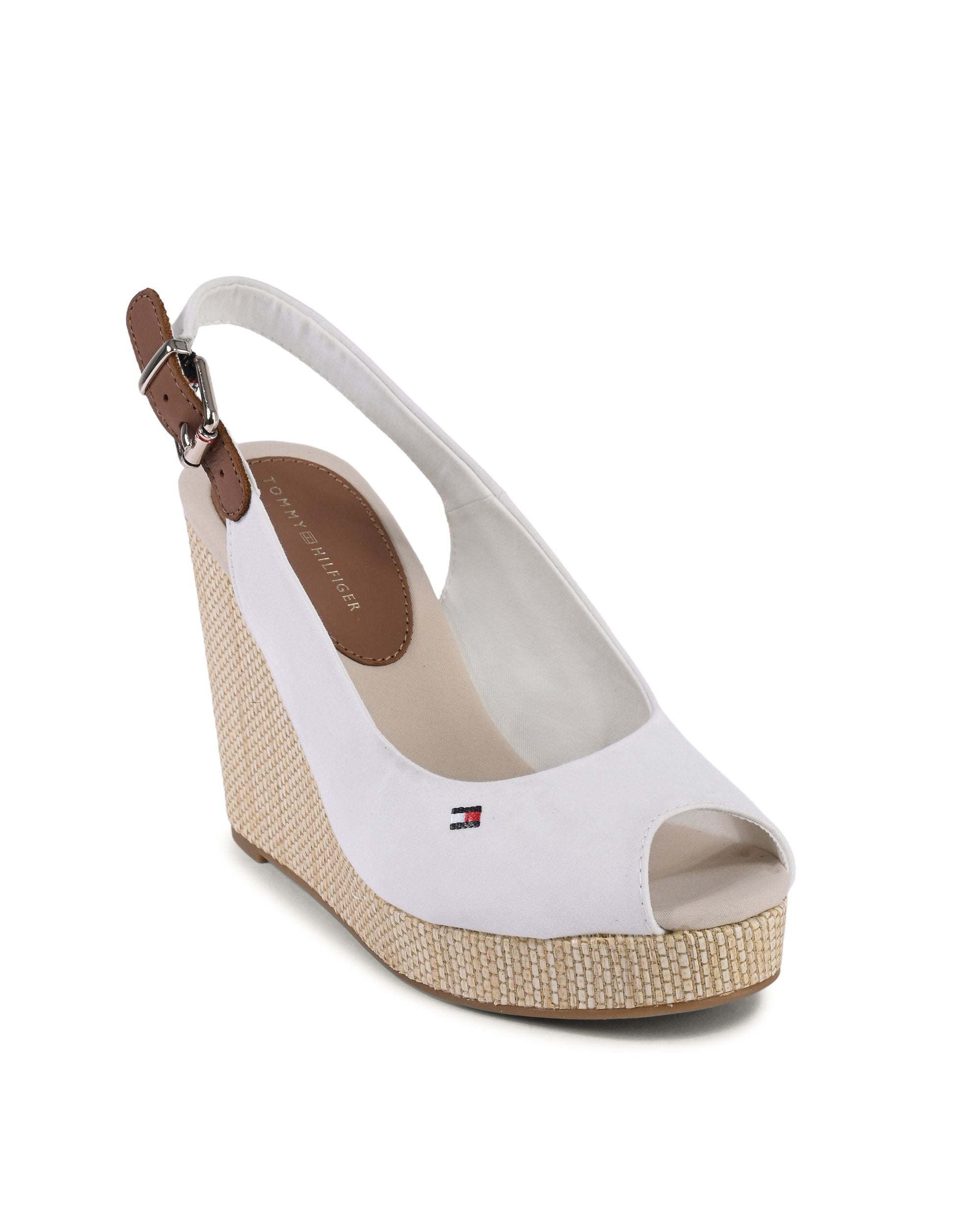 Tommy Hilfiger Womens Sandal White FW0FW04789YBL