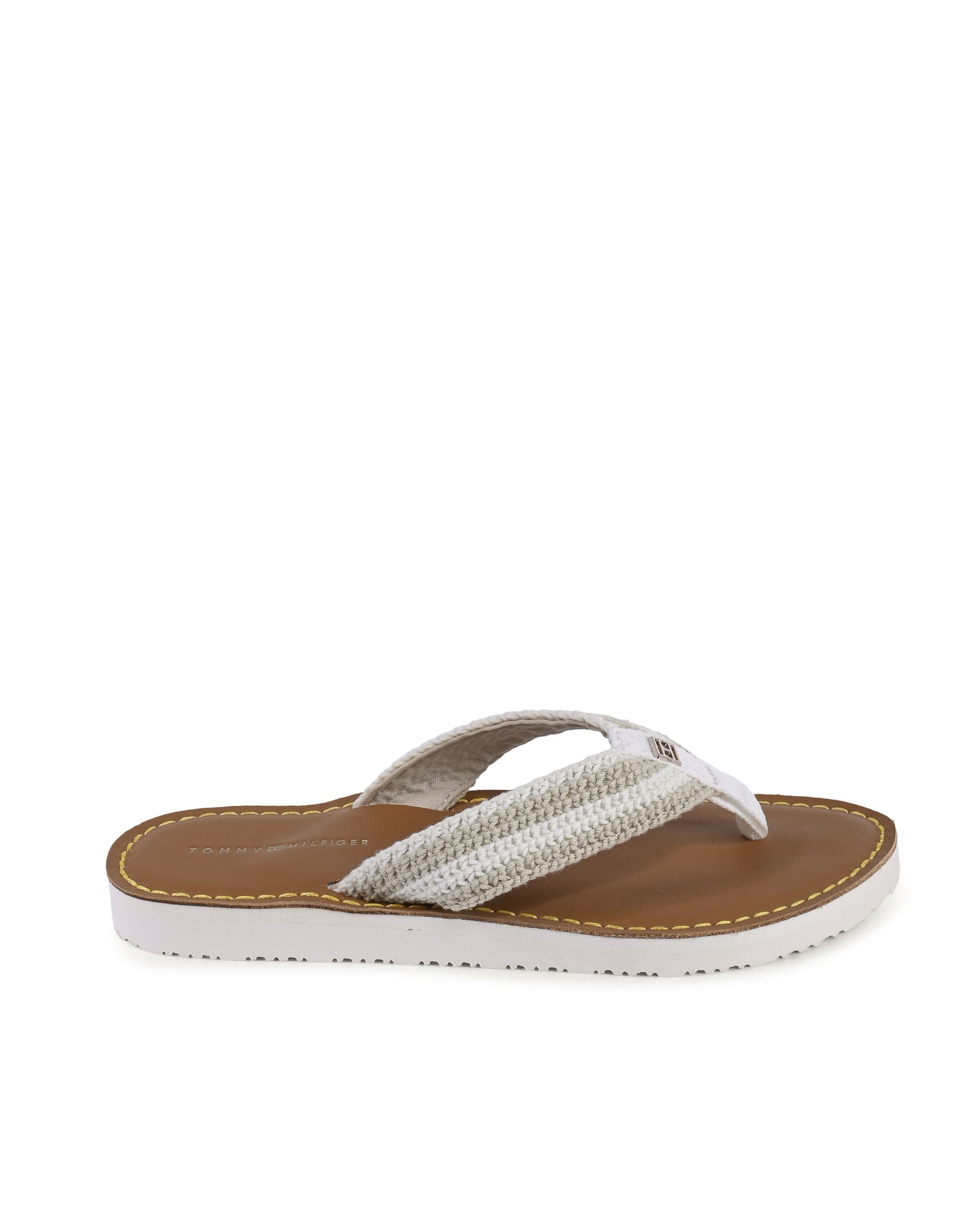 Chanclas Tommy Hilfiger para mujer color caqui FW0FW07261RBS