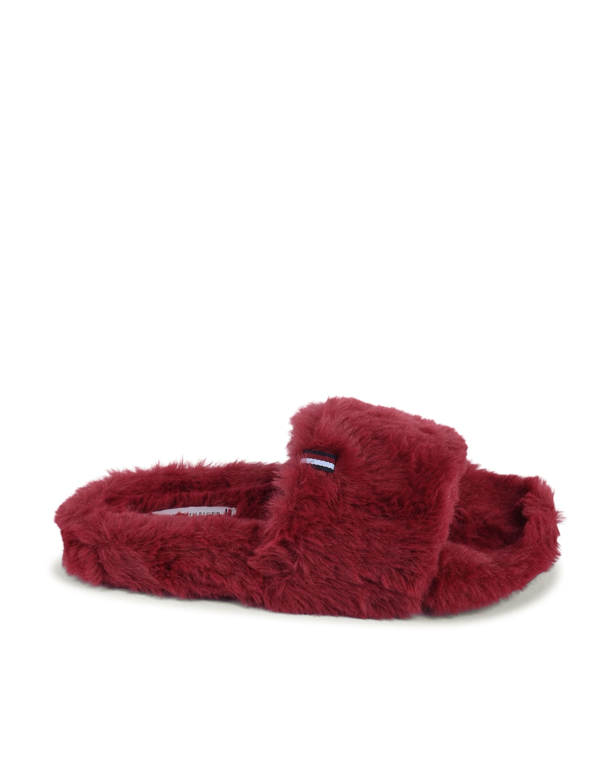 Pantuflas Tommy Hilfiger para mujer, color rojo, FW0FW07663XJS