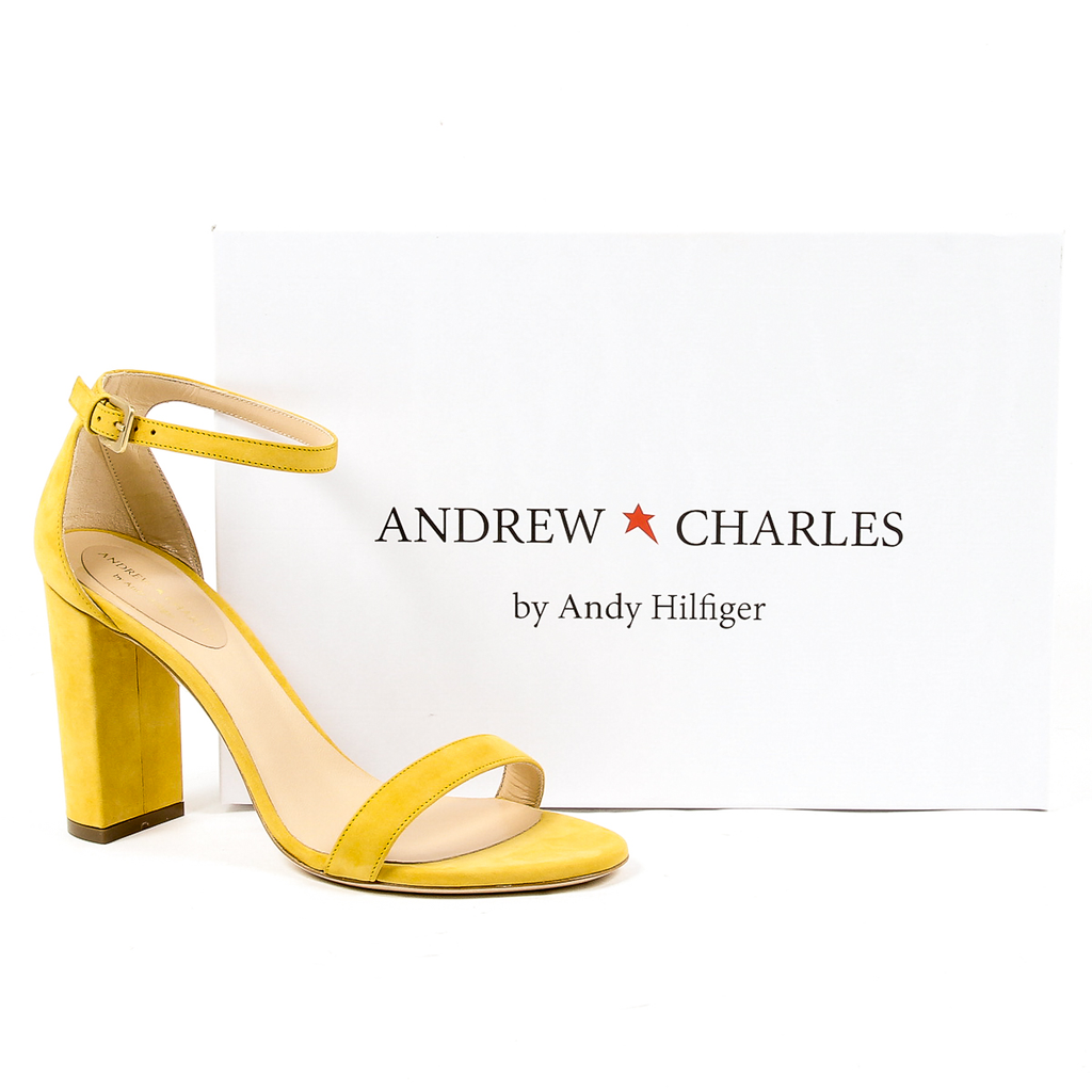 Andrew Charles Womens Sandal Yellow EMMA