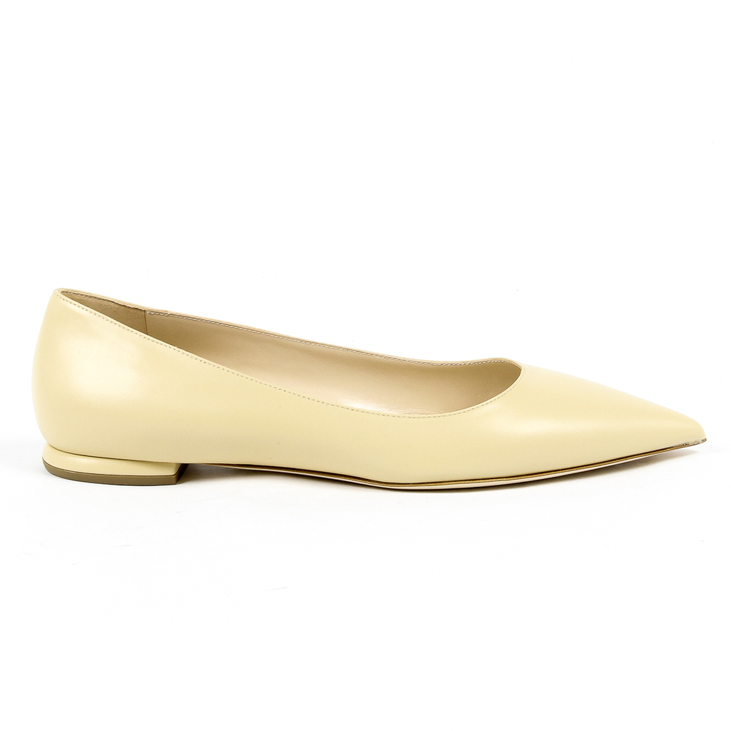 Andrew Charles Womens Ballerina Beige SONIA