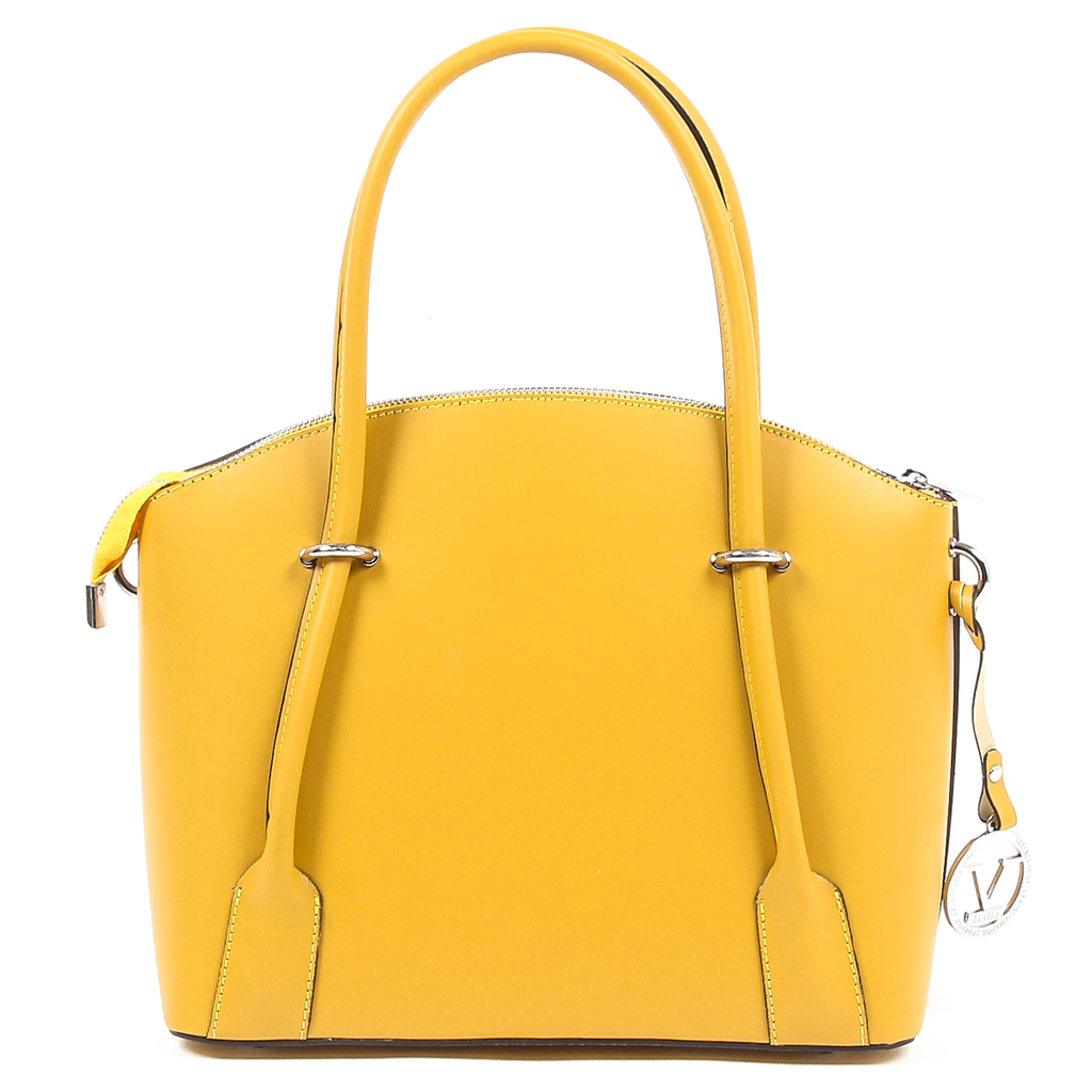 Bolso de mano para mujer V 1969 Italia V003-S RUGA SENAPE