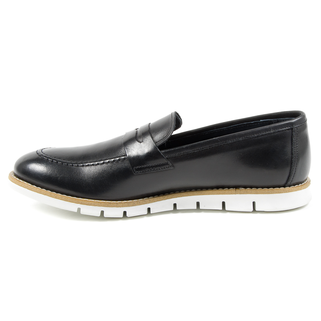Mocasines Andrew Charles para hombre, color negro, SEAN