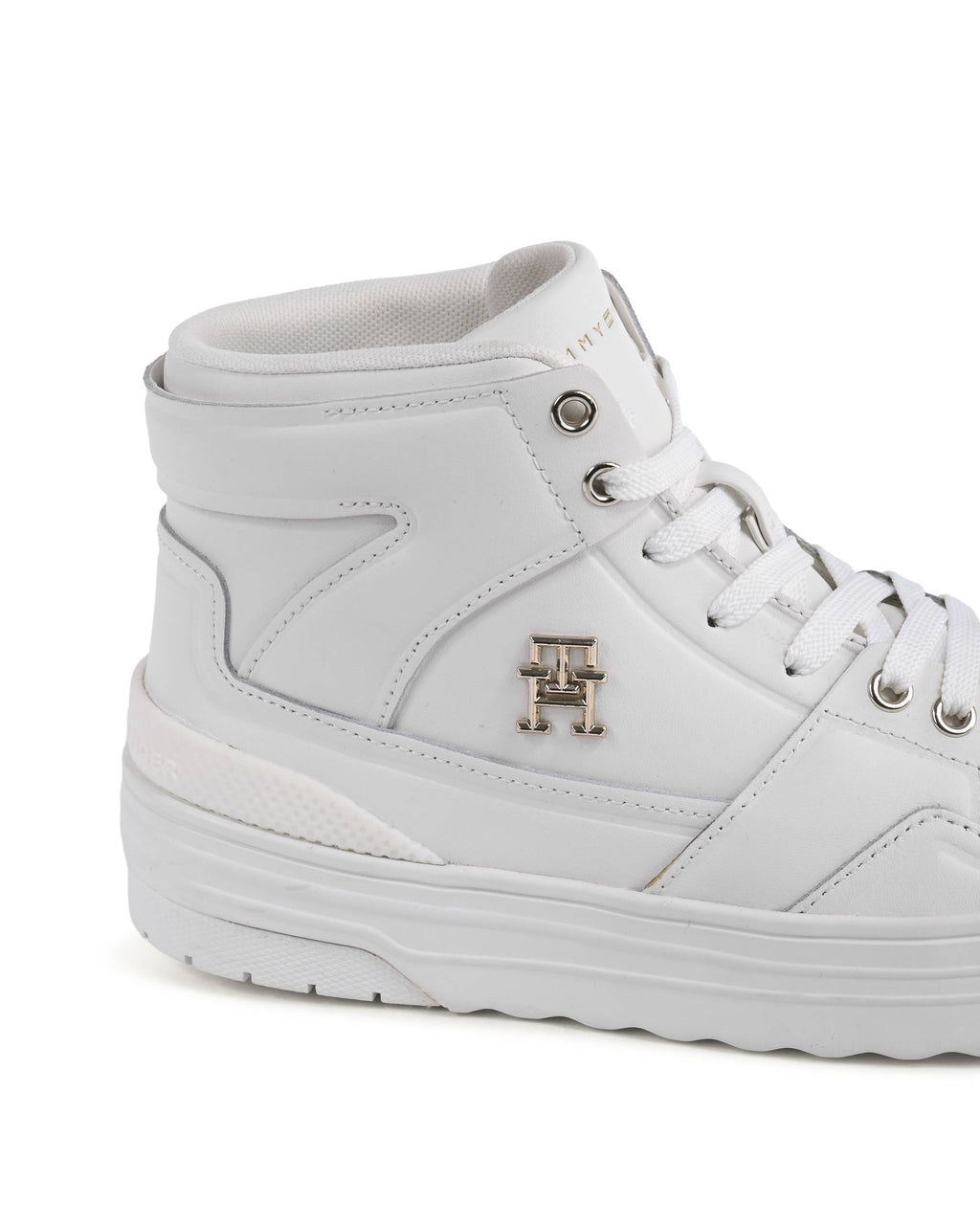 Tommy Hilfiger Womens Sneaker White FW0FW07757YBL