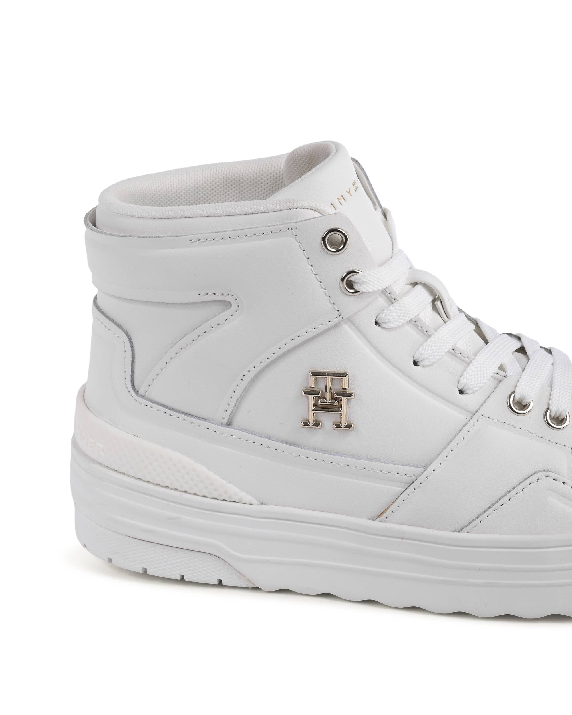 Tommy Hilfiger Womens Sneaker White FW0FW07757YBL