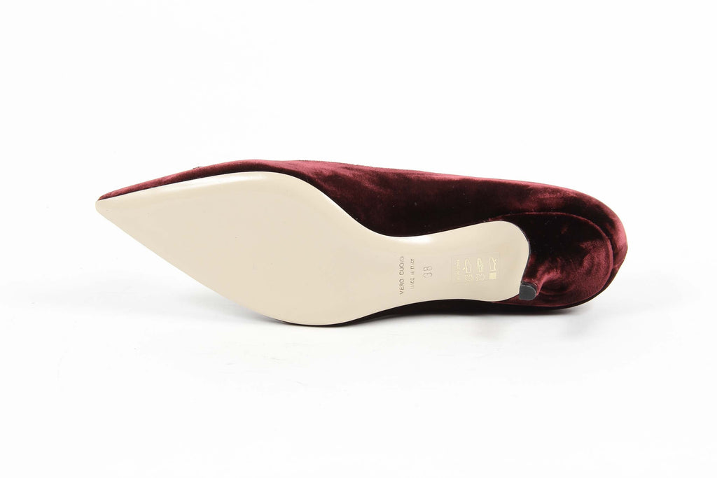 V 1969 Italia Zapatos de salón para mujer 3106153 VELLUTO 391 BURDEOS