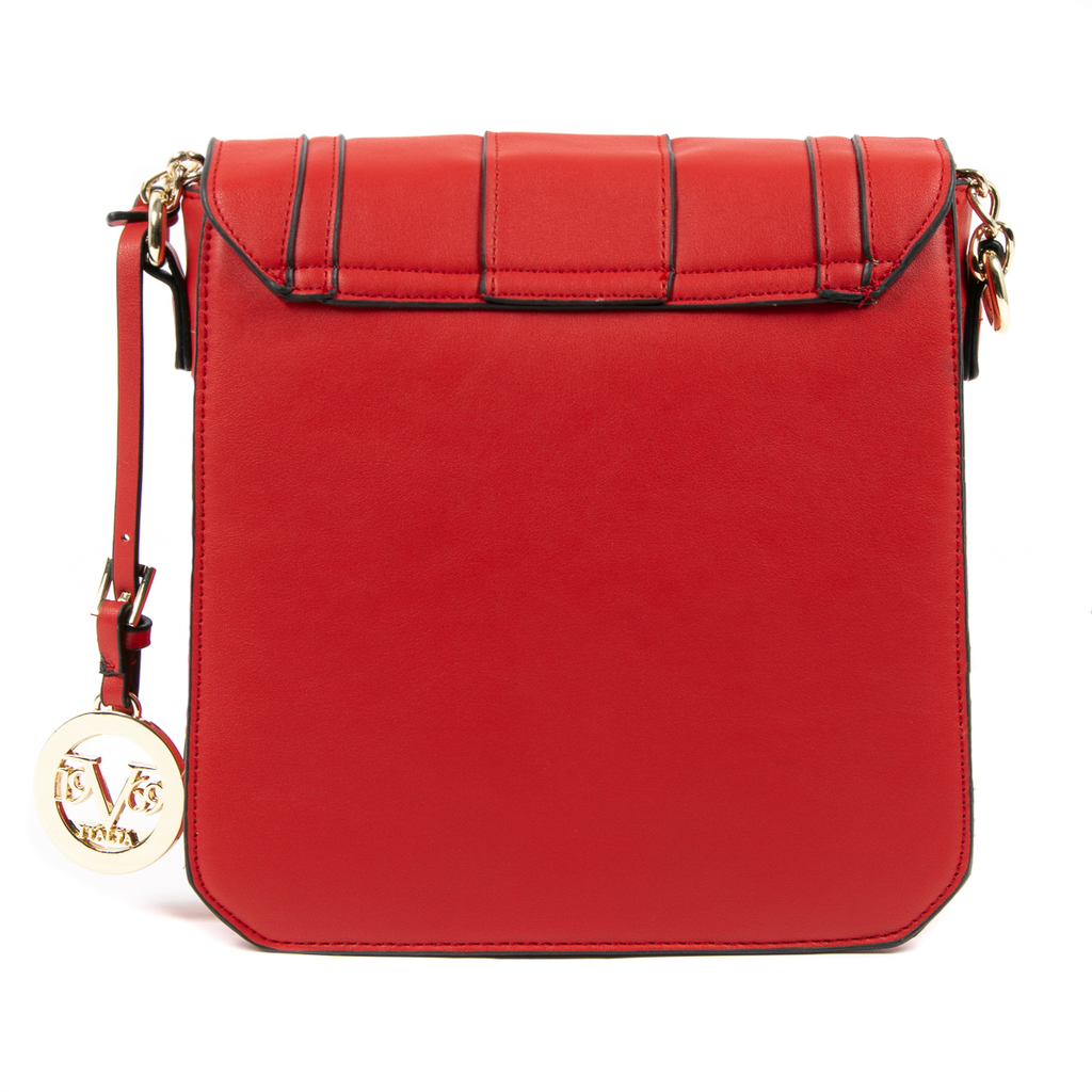 Bolso de mano para mujer V 1969 Italia rojo LINDA