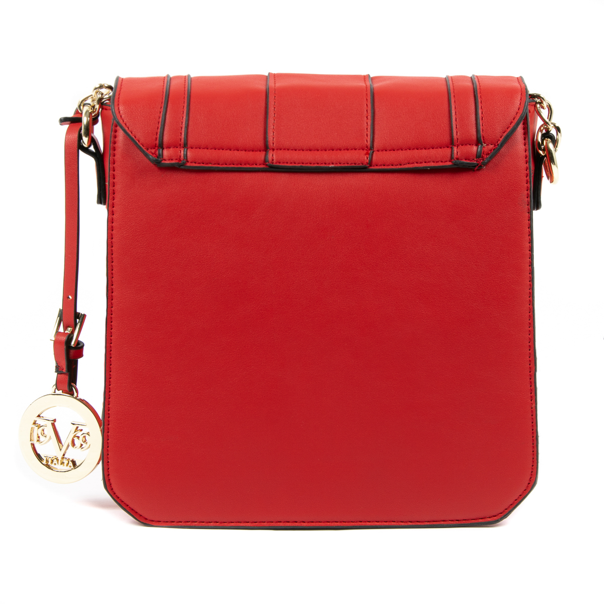 Bolso de mano para mujer V 1969 Italia rojo LINDA