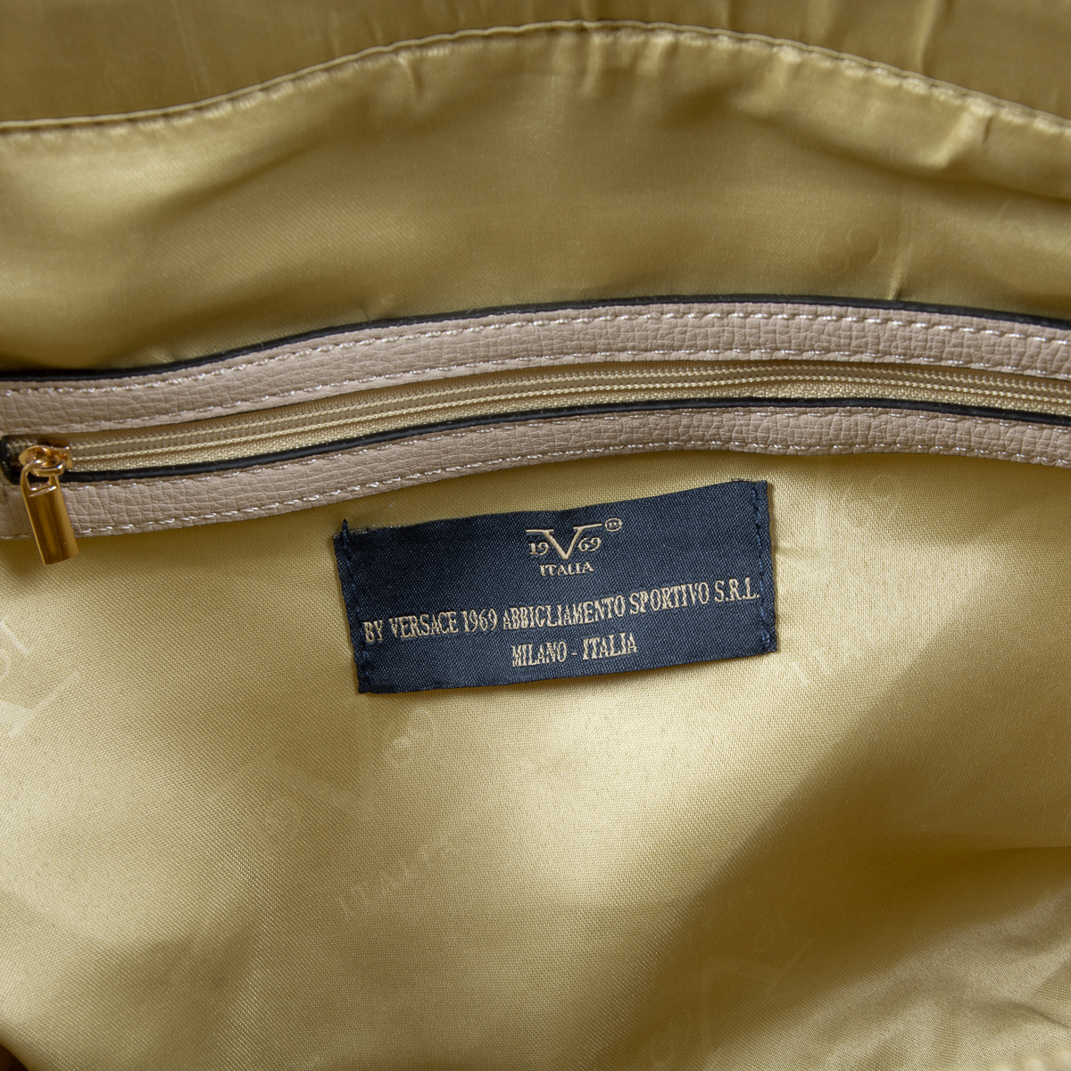 Bolso de mano para mujer V 1969 Italia gris claro SOPHIA