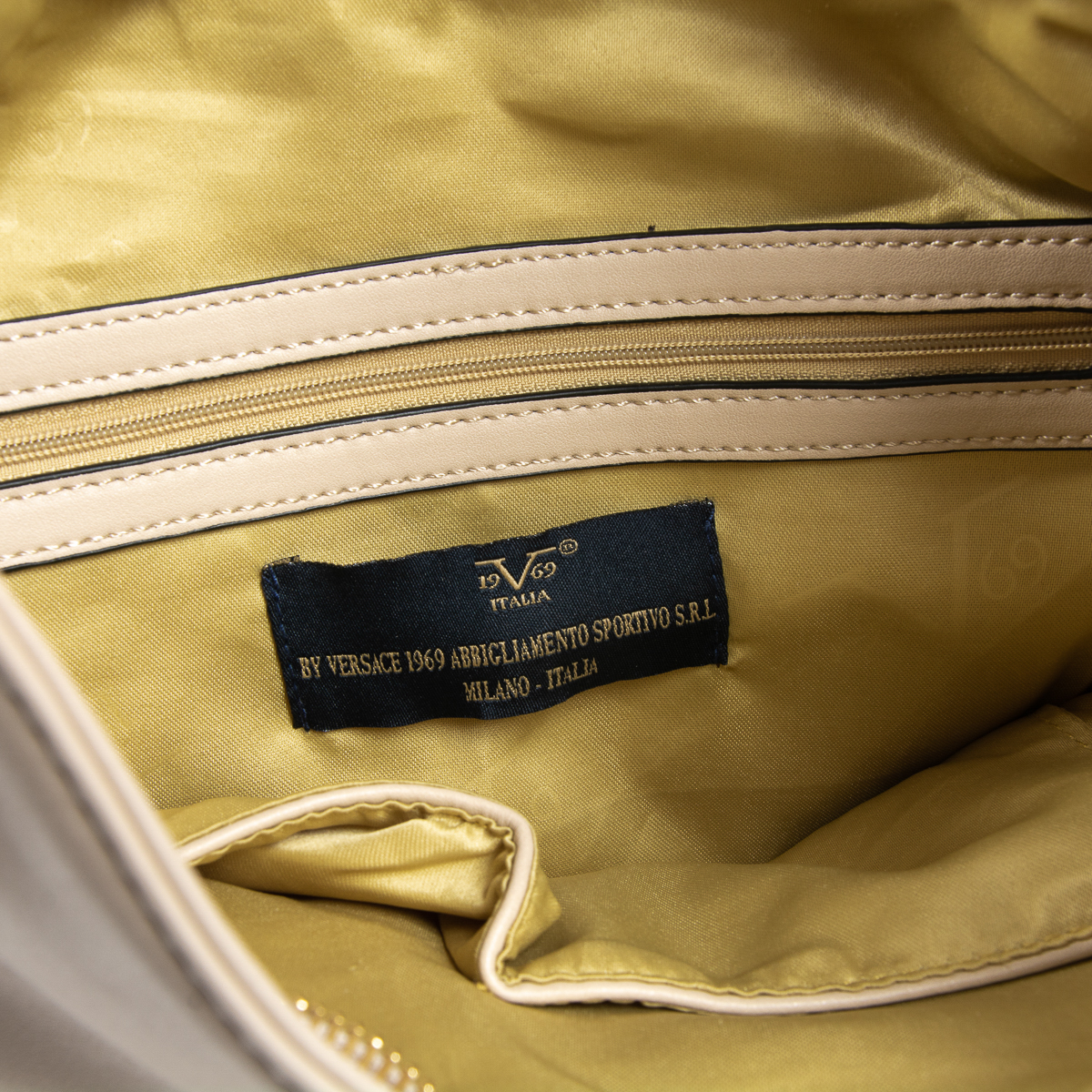 Bolso de mano para mujer V 1969 Italia Beige SANDRA