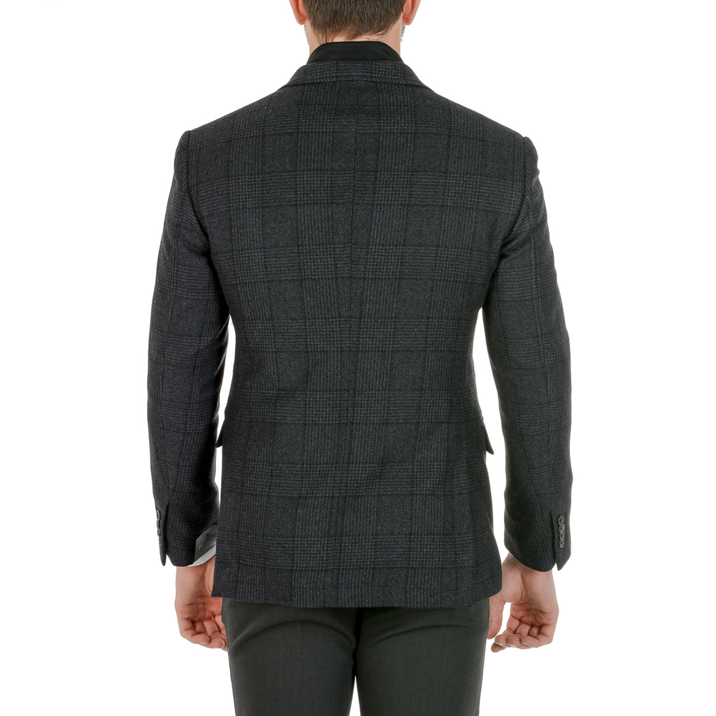 Chaqueta Pal Zileri para hombre, manga larga, gris oscuro