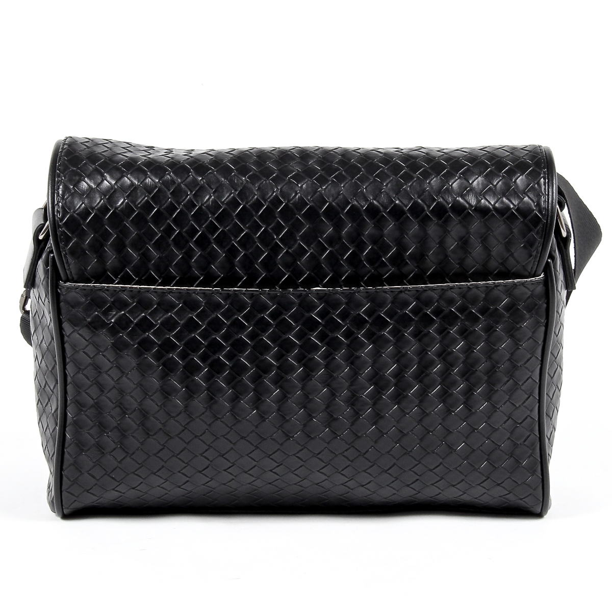 Bolso de mano para hombre V 1969 Italia negro LEROY
