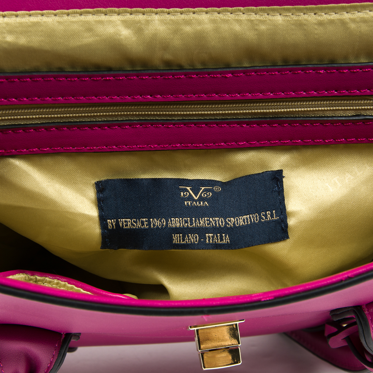 V 1969 Italia Bolso de mano para mujer Fuxia SALLY