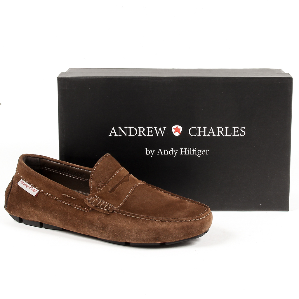 Mocasines Andrew Charles para hombre, color marrón, JACKSON