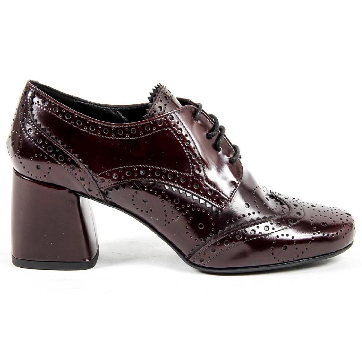 V 1969 Italia Zapato Oxford Brogue para Mujer B2460 ABRASIVATO BORDO'