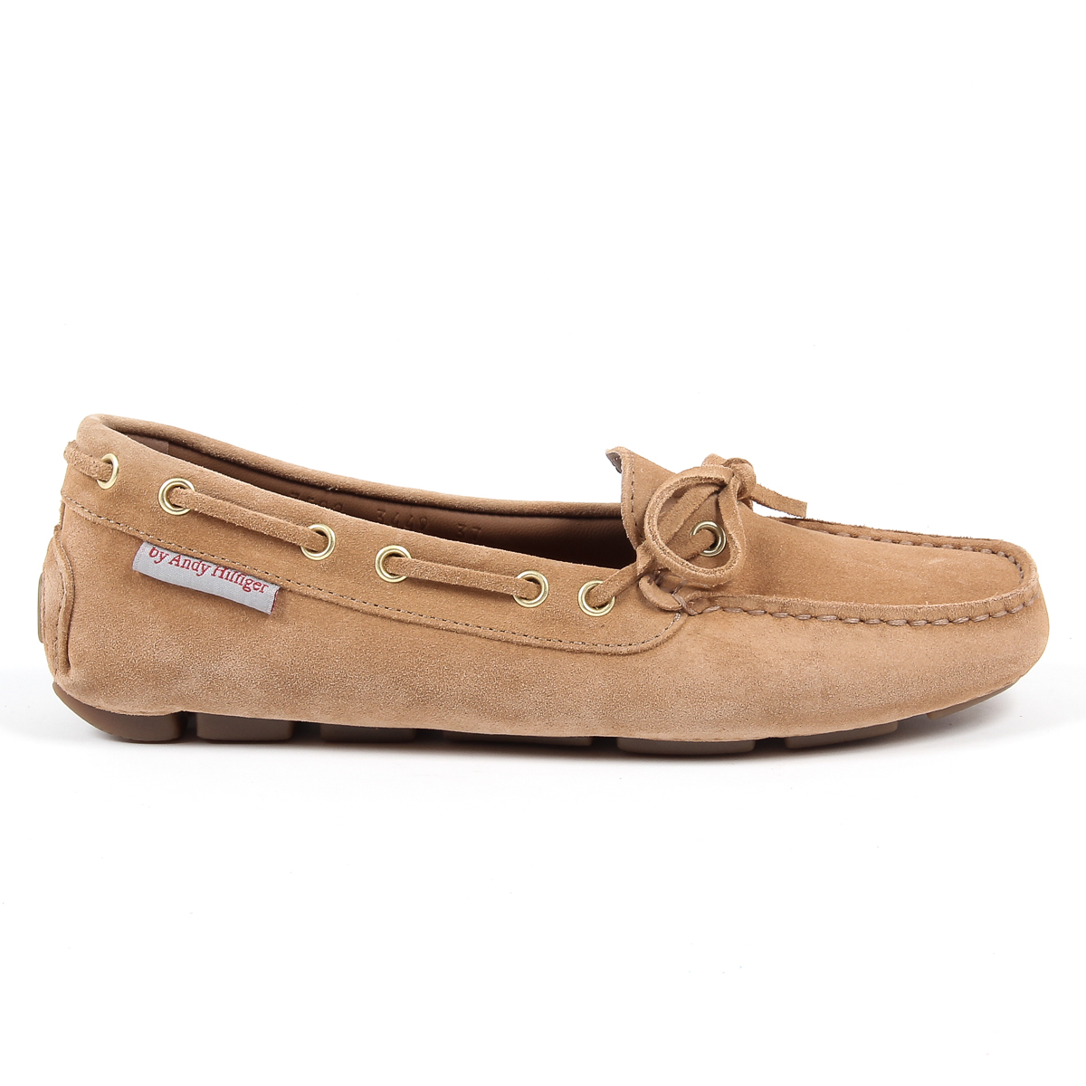 Mocasín Andrew Charles para mujer en color camello CAMILLA