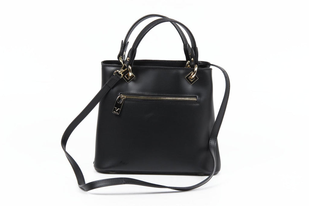 Bolso de mano para mujer V 1969 Italia V004 RUGA NEGRO