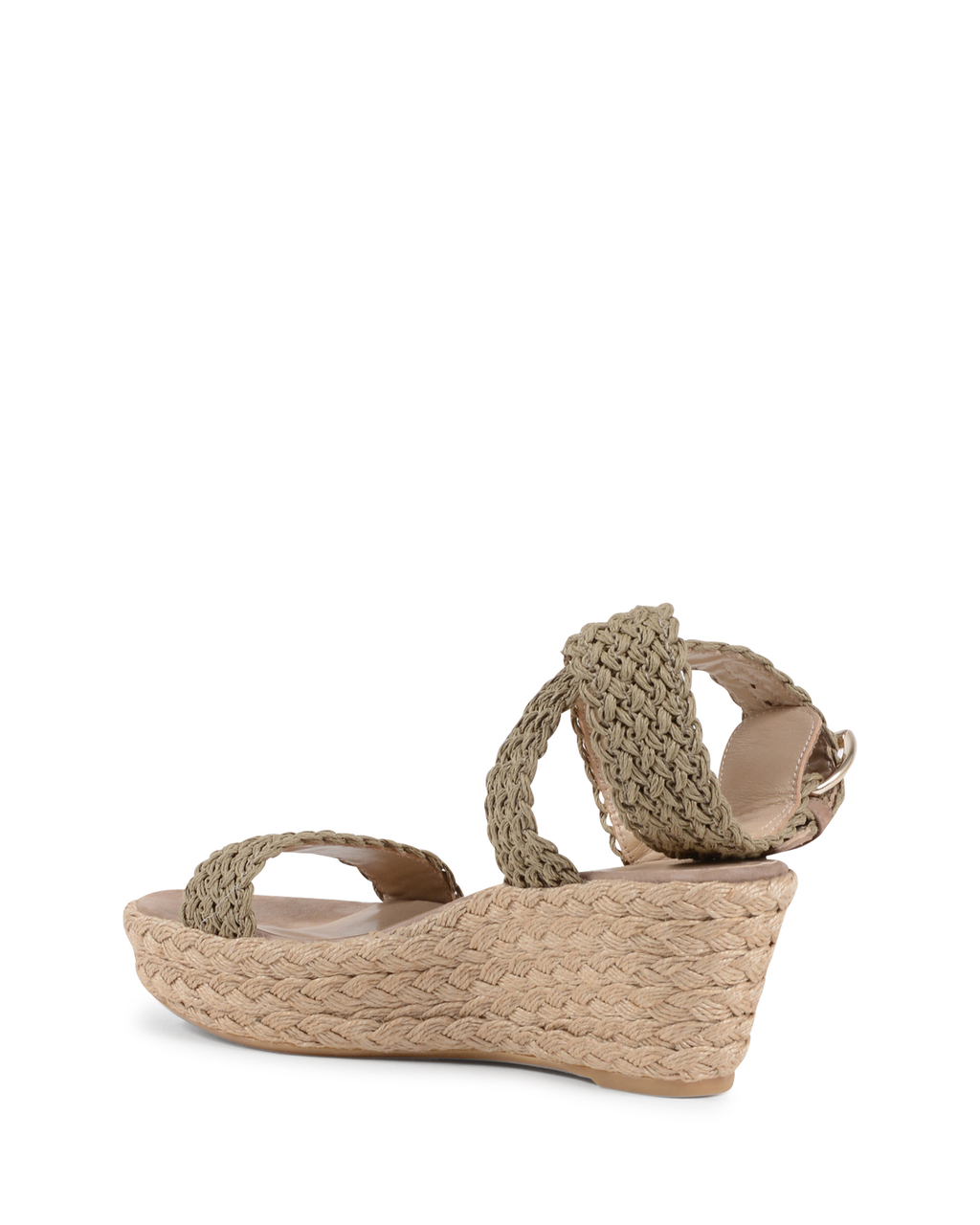 Stuart Weitzman Sandalia de cuña para mujer Verde ALEXLO