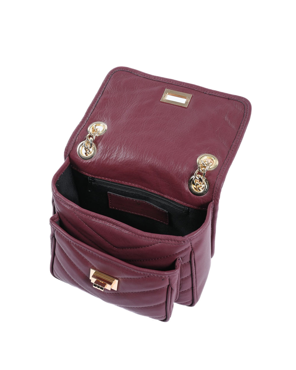 Bolso de mano para mujer V Italia 10507 SAUVAGE BORDEAUX