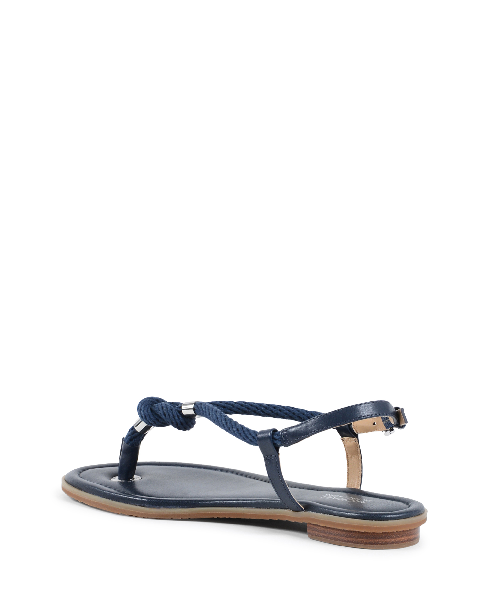 Michael Kors Sandalia de cuña para mujer Azul marino HOLLY