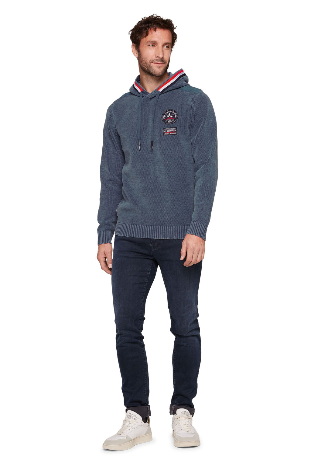 Suéter con capucha para hombre de Camp David