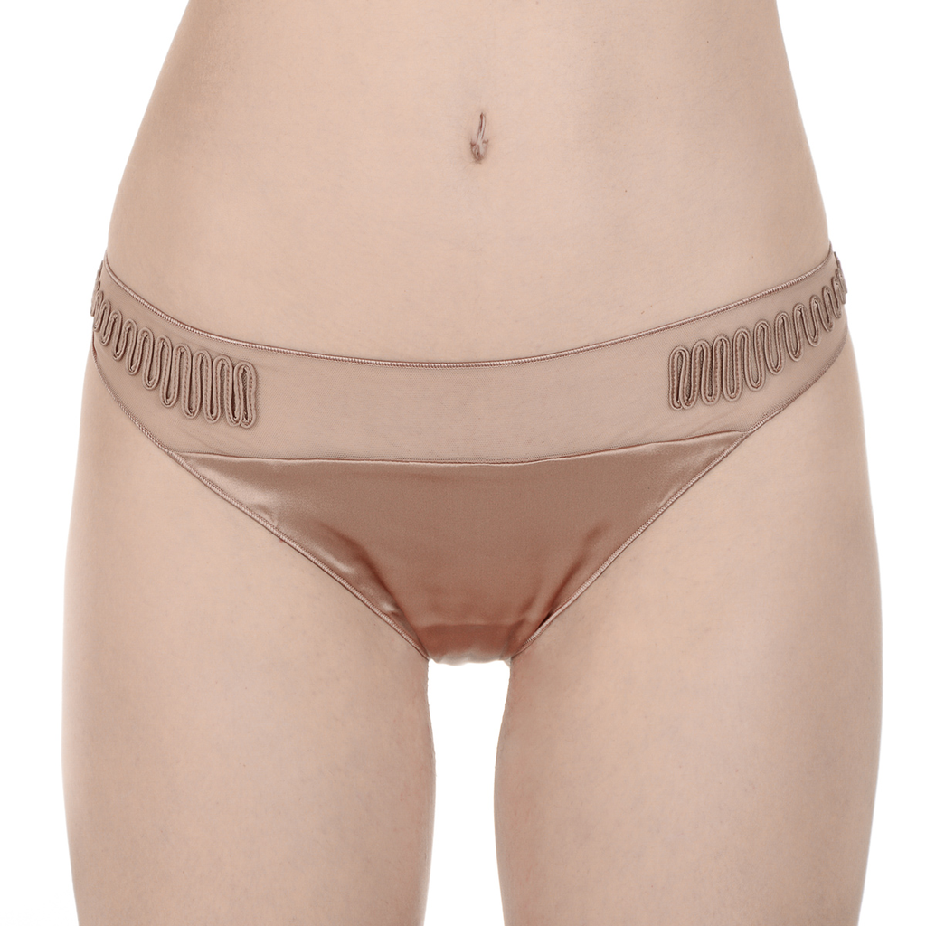 La Perla Top para mujer enagua beige