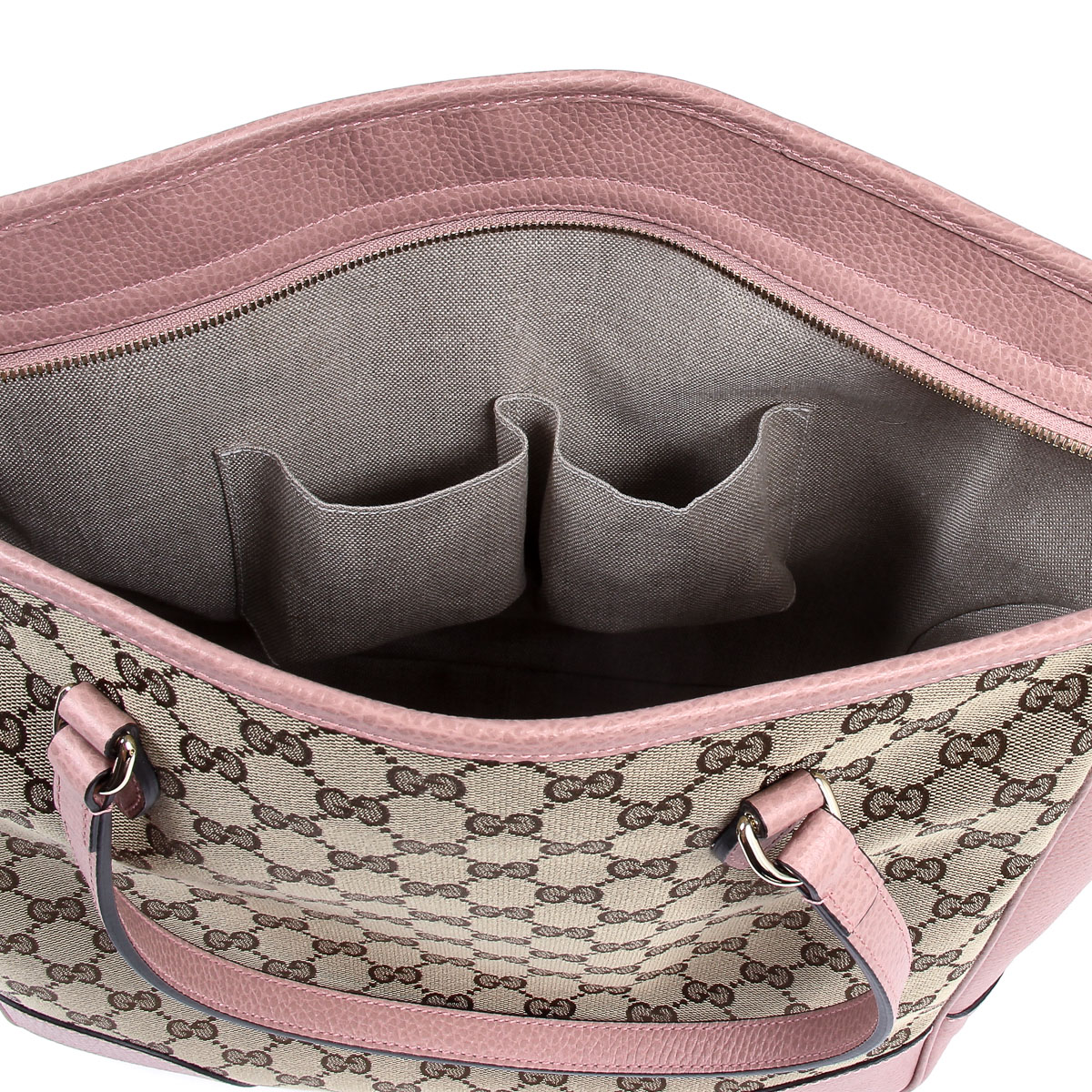 Gucci Womens Handbag GG Guccissima Pink 449242 8609