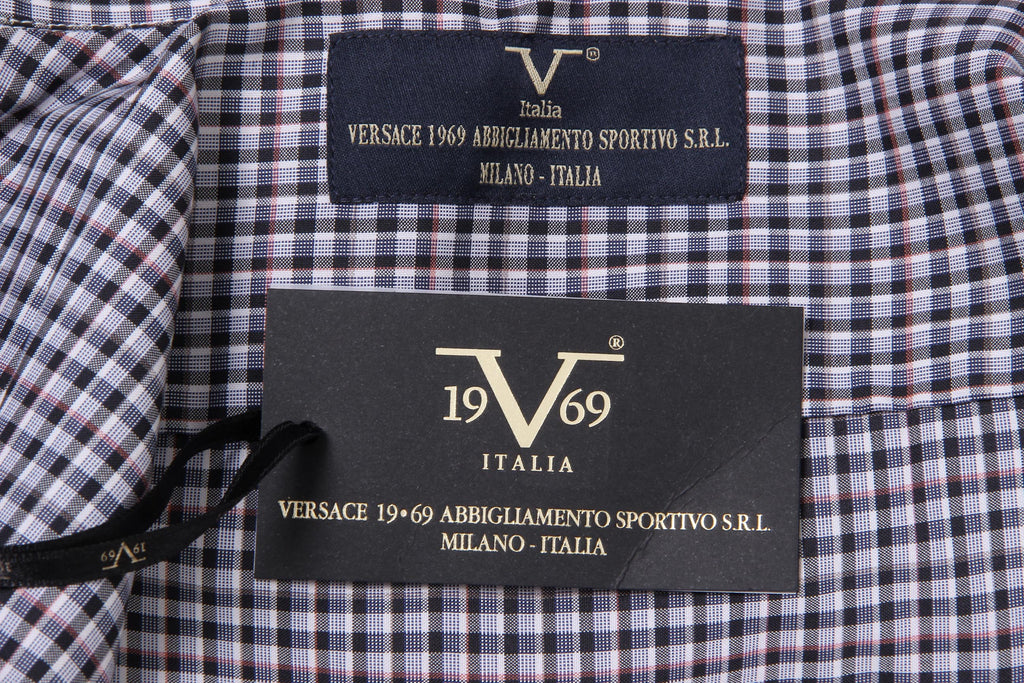 Camisa clásica moderna de corte italiano para hombre V 1969, talla 377, 212