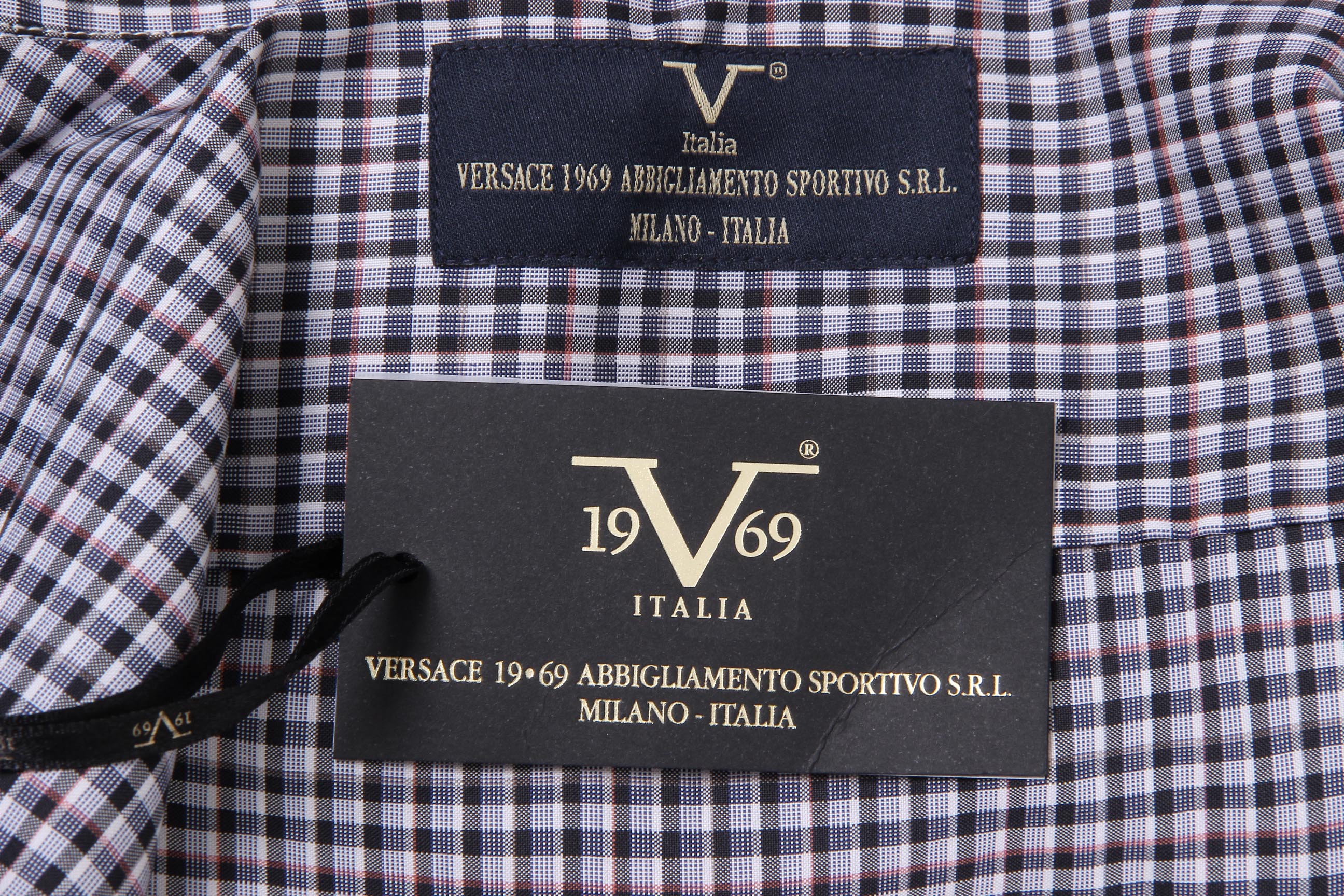 Camisa clásica moderna de corte italiano para hombre V 1969, talla 377, 212