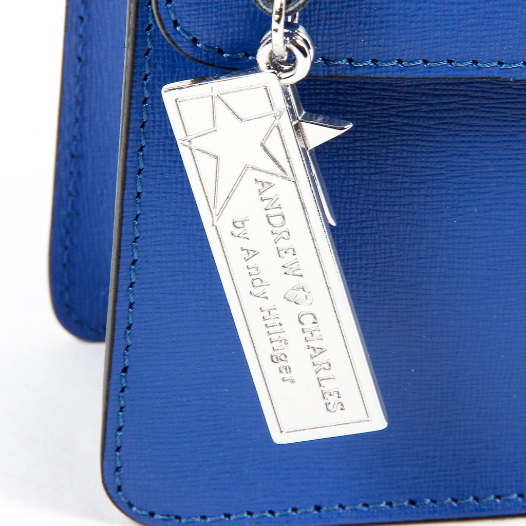 Andrew Charles Womens Handbag Blue MELODY