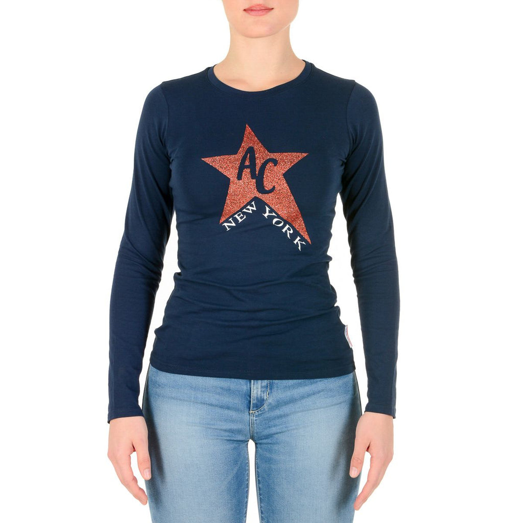 Camiseta de manga larga para mujer Andrew Charles By Andy Hilfiger TS602 031002 PHENIX NAVY S8