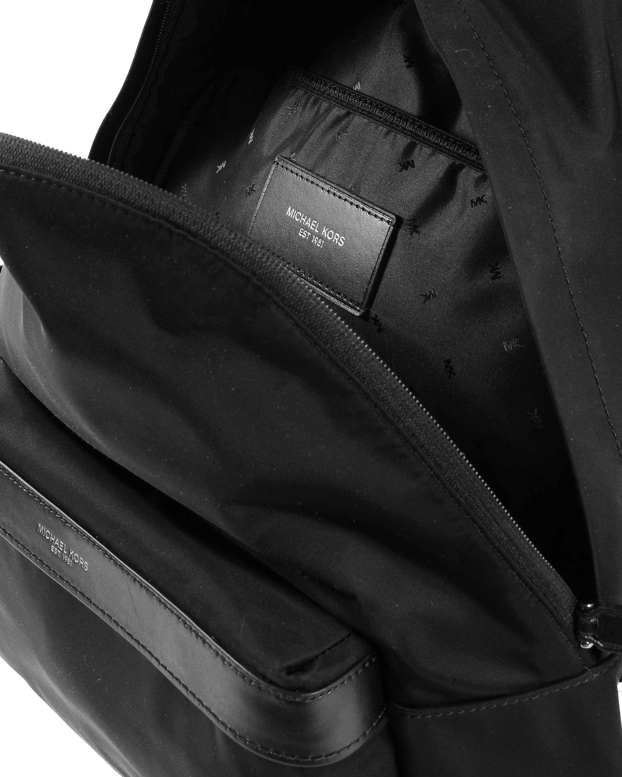 Mochila Michael Kors para hombre, color negro y blanco, 37H9LKNB2C BLK/WHT