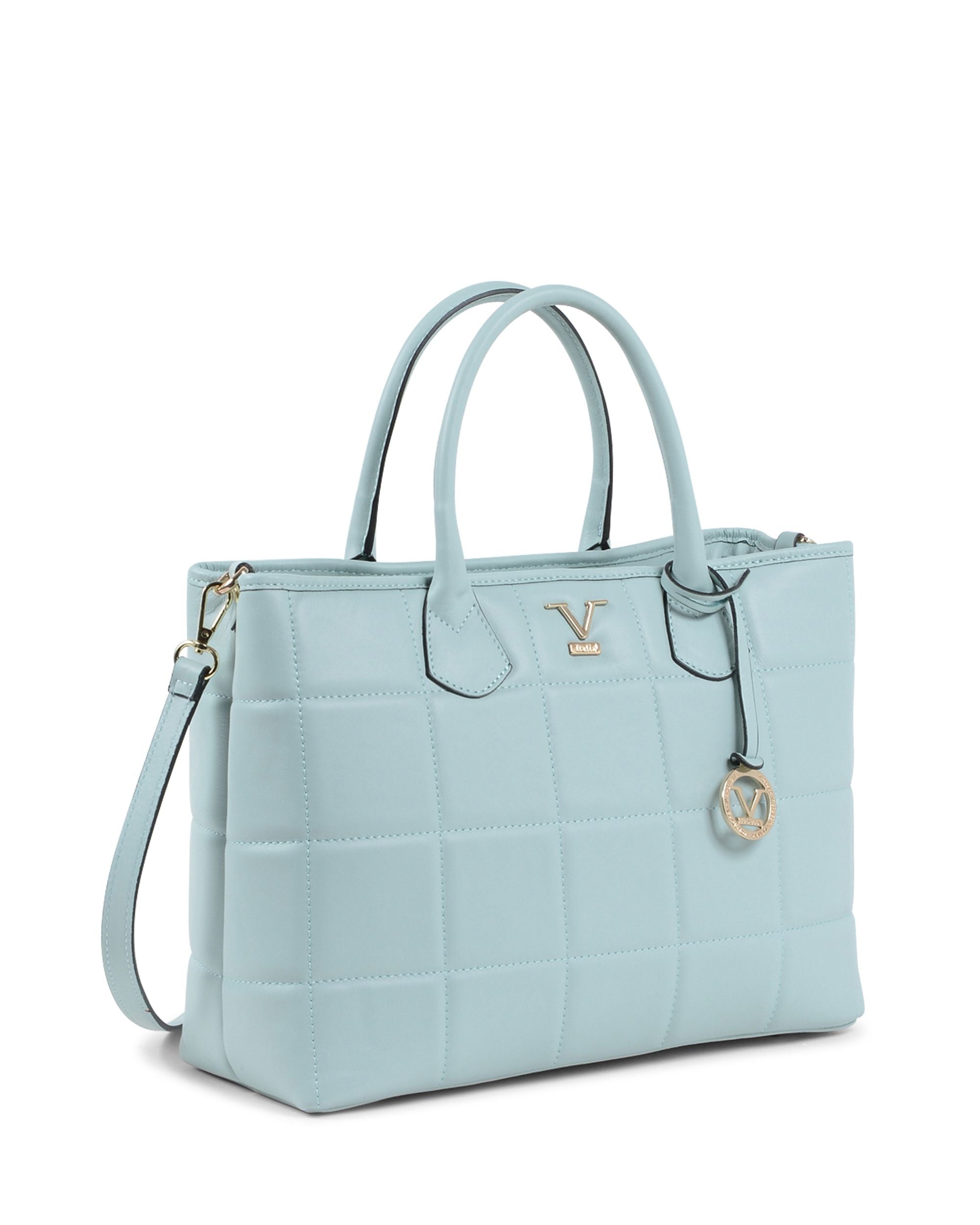 Bolso de mano para mujer V Italia azul claro BH10232 52 SAUVAGE CIELO