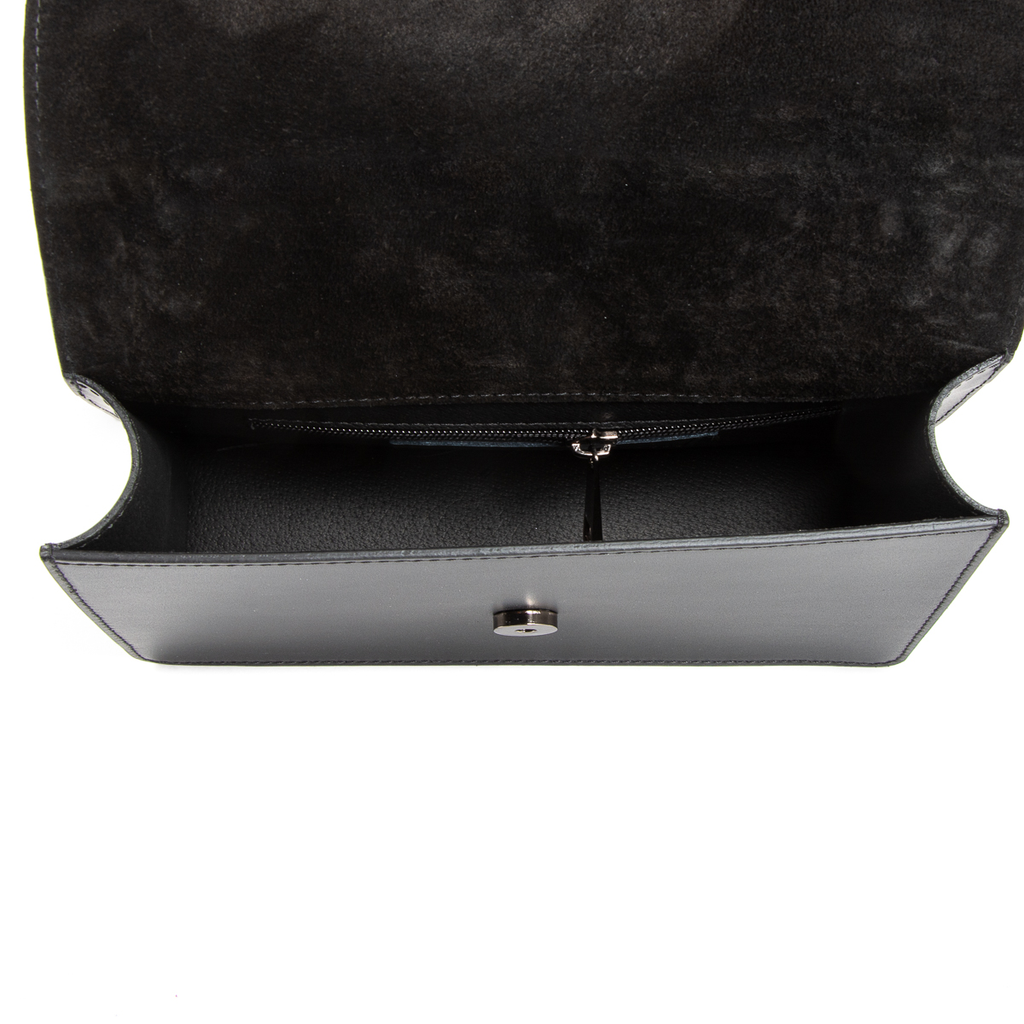V 1969 Italia Bolso de mano para mujer DIADEMA negro
