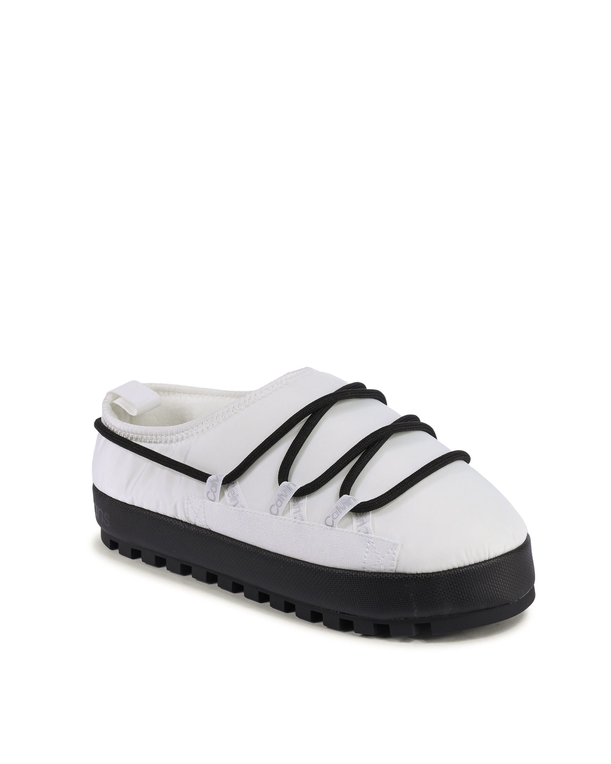 Pantuflas Calvin Klein para mujer blancas YW0YW01216YBR